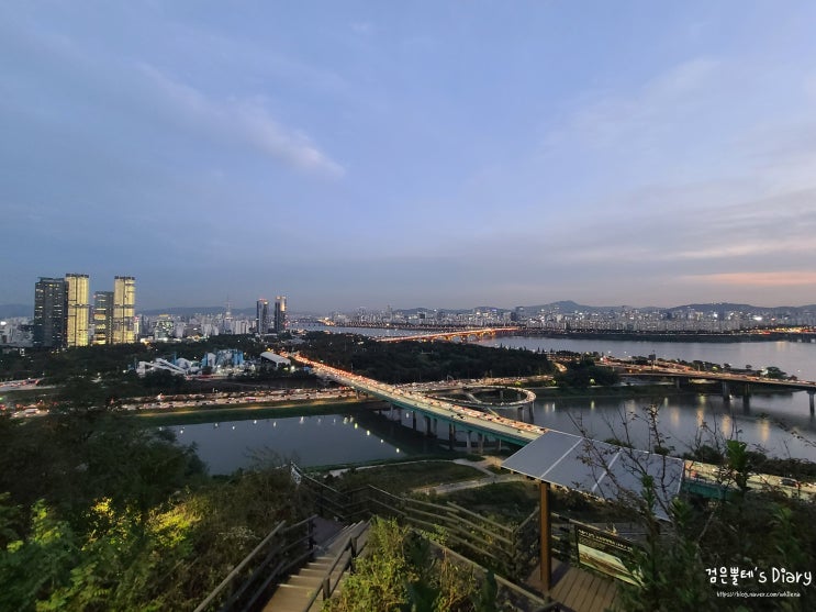  [등산] 서울 가볼만한 곳 - 산책하기 좋고 야경이 아름다운 '응봉산' 팔각정 주차 등산코스