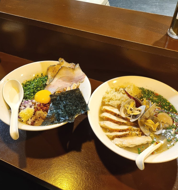 [부경대/경성대] 코코노카 : 줄서먹는 일본식 라멘 맛집 (바지락 라멘, 아부라소바)