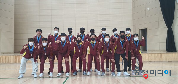  충북대 학생, 전국체육대회 5개 종목 출전 메달 8개 획득