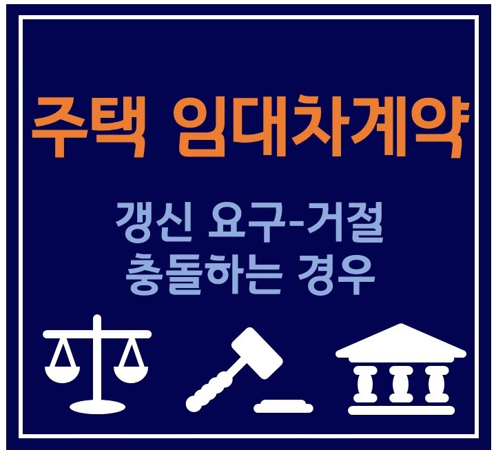  주택임대차 갱신 거절과 갱신 요구권이 충돌하면?