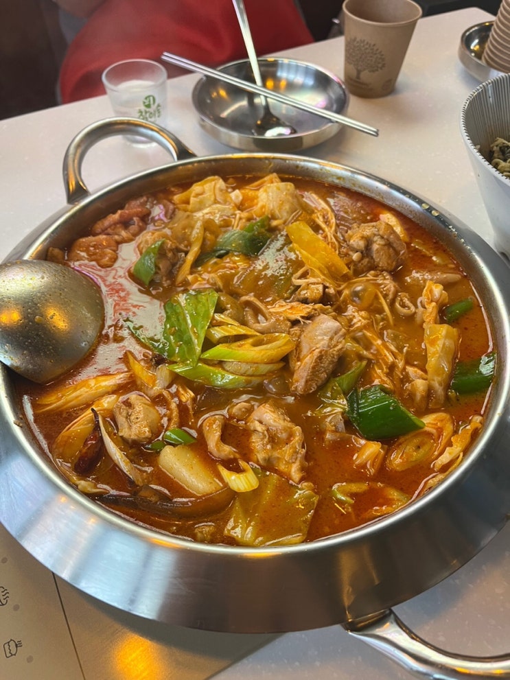  부평맛집 곱도리탕 닭볶음탕 맛있는 홍미집 추천해요