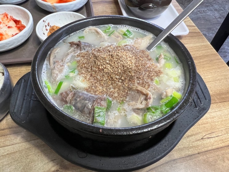 일원동 건더기가 푸짐한 명품순대해장국 명품기사식당 후기