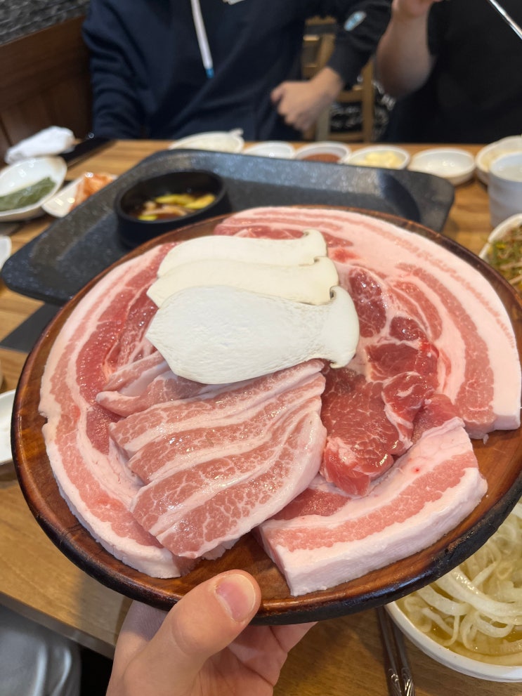  수원 맛집(영화동) 청담생고기에서 돼지 한판 점심 식사
