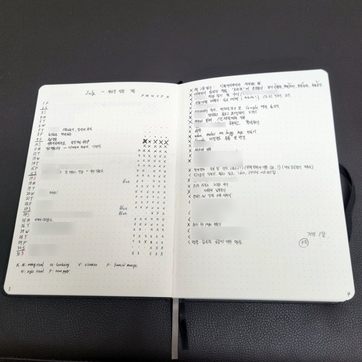  불렛저널 셋업, 펜과 수첩으로만 불렛저널 쓰는 법 가이드