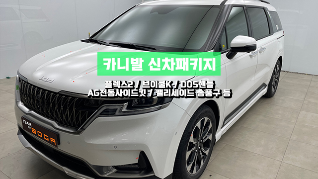  인천 카니발 7인승 신차패키지 검수 완벽하게!