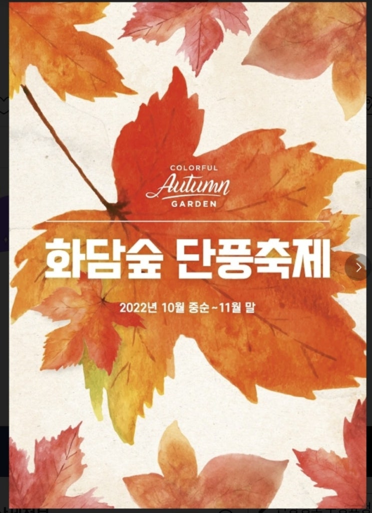 { 경기도 광주} 화담숲 가을 단풍 축제! { 경기도 광주} 화담숲 가을 단풍 축제!