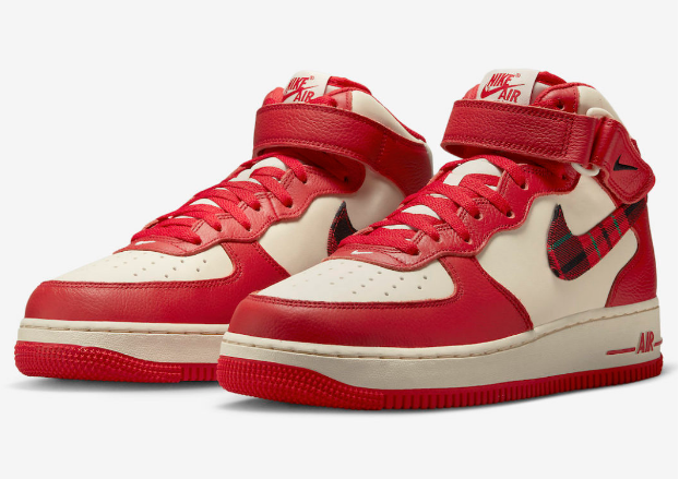 나이키 에어포스 1 미드 "플레이드" / Nike Air Force 1 Mid “Plaid” / 2022