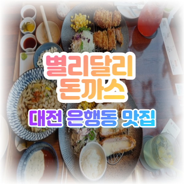 [대전] 은행동맛집 별리달리 돈까스에서 돈까스뿌시기