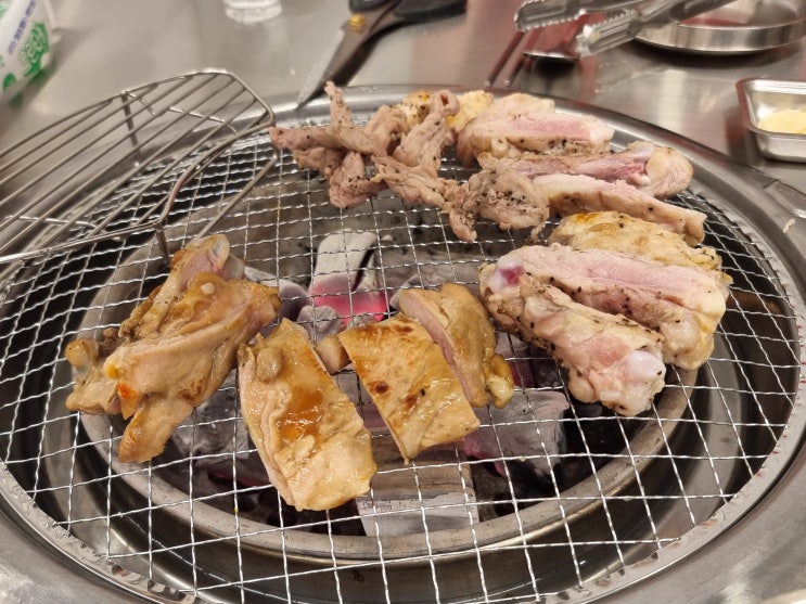  송도 별계 숯불닭갈비 쫄깃해