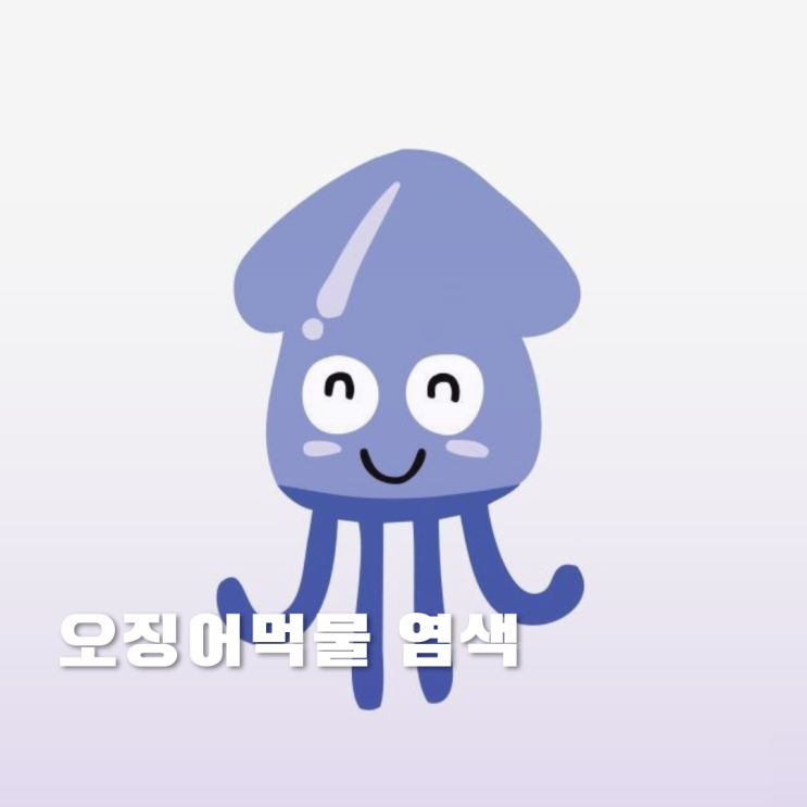 오징어먹물 염색약 모든 정보 오징어먹물 염색약 모든 정보