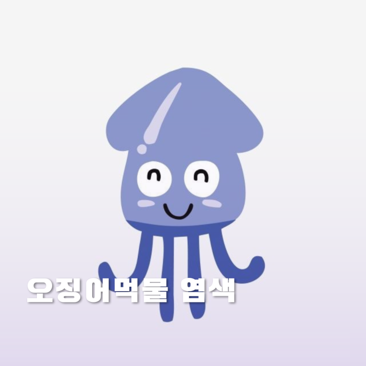 오징어먹물 염색약 모든 정보