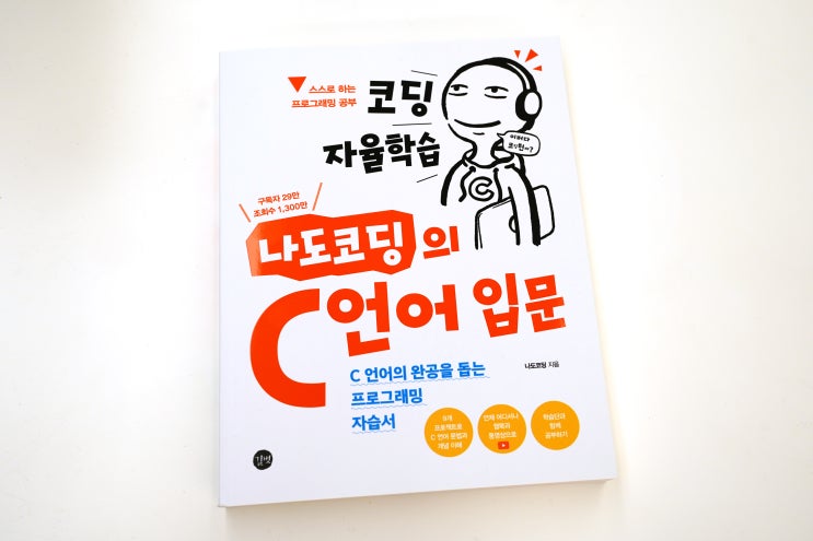  코딩입문 C언어책 추천 나도코딩의 C언어입문 프로그래밍 자습서