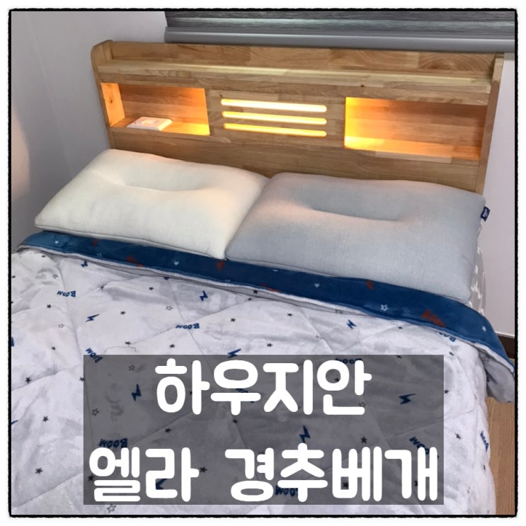 목디스크베개 숙면을 위한 하우지안 메모리폼 엘라 경추베개 사용후기