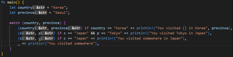 Easy Rust #30 ~ #31 more about match statements : 네이버 블로그