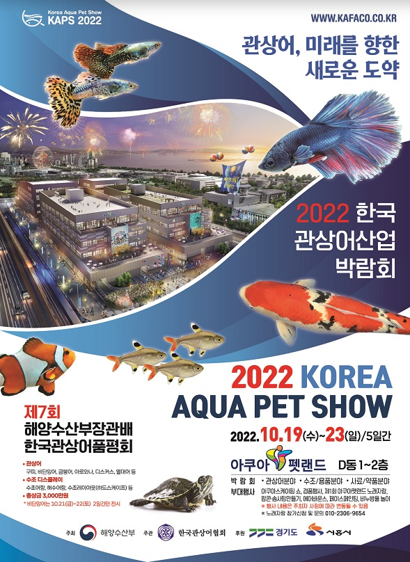 구피·비단잉어·금붕어…다양한 관상어 보러 오세요( 19~23일 제7회 한국관상어산업 박람회 시흥서 개최)_해양수산부 구피·비단잉어·금붕어…다양한 관상어 보러 오세요( 19~23일 제7회 한국관상어산업 박람회 시흥서 개최)_해양수산부