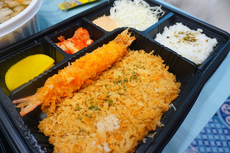  울산대 돈까스 가츠모리 에서 배달로 든든하게 먹었어요
