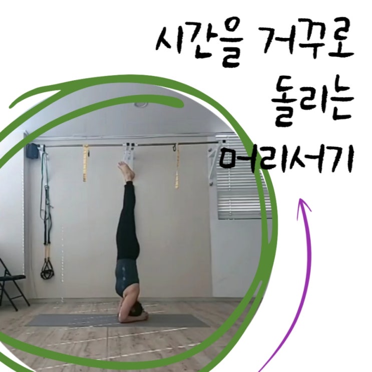  시간을 거꾸로 돌리는 머리 서기