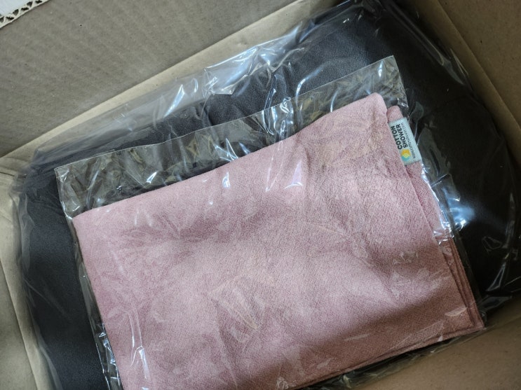  출산 후 거북 목과 일자 목에 좋은 코튼샤워 경추 베개 후기