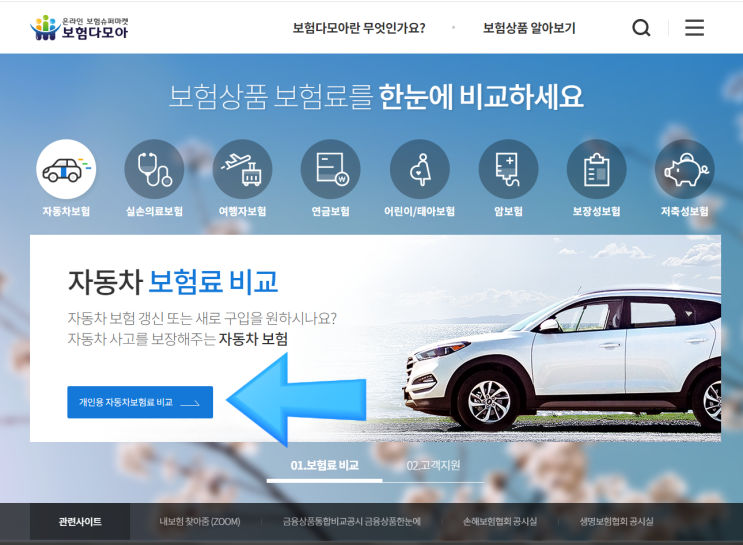  거의 모든 보험사 자동차보험료 한번에 계산,조회하기 (자동차 보험 한방에 비교 견적 내보기)