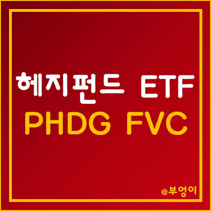 미국 헤지펀드 ETF 추천 - PHDG, FVC 주가 (ft. S&P500 지수) 미국 헤지펀드 ETF 추천 - PHDG, FVC 주가 (ft. S&P500 지수)