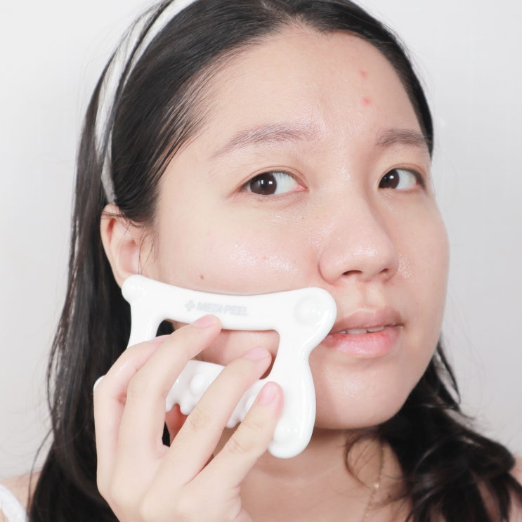  부은 얼굴 붓기 빼기 : 메디필 옷핏 크림, 괄사로 관리 후기