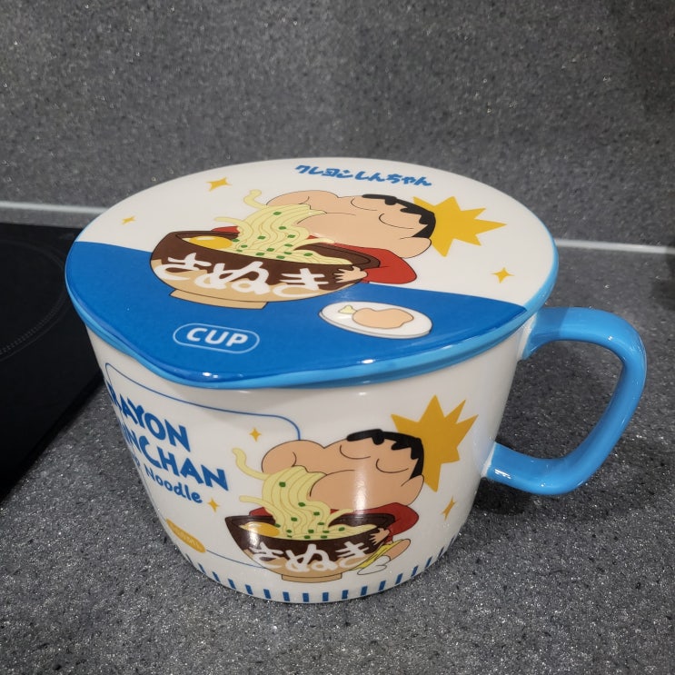  짱구는 못말려 면기 리뷰 / 컵라면 그릇, 라면기