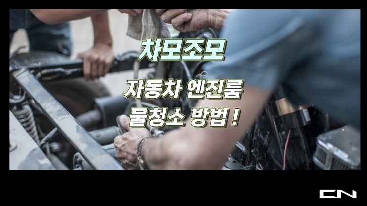  자동차 엔진룸 물청소해도 될까!? 물청소 방법 알아보기!