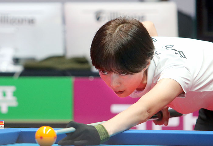 프로당구 PBA 팀리그, <b>강지은</b>(크라운해태)-임정숙(<b>SK렌터카</b>)... 