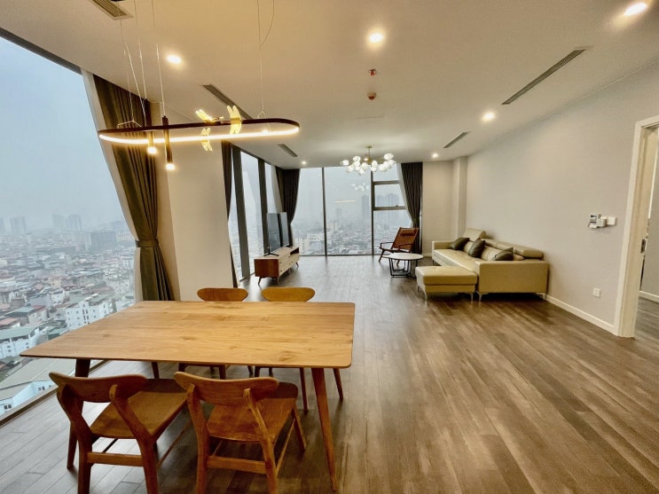 베트남 하노이 더 나인 아파트 3룸 풀옵션 2500만동, 중층 34평 최상급 뷰 [2022년 10월 즉시입주가능]
