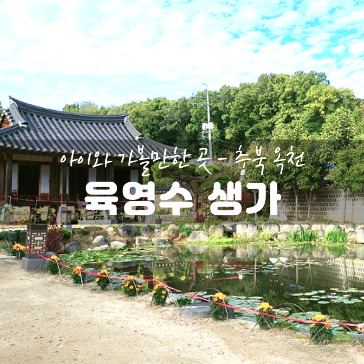 옥천 구읍 당일치기 여행 <b>육영수 생가</b>