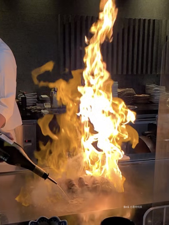 [모에기] 데판야끼(철판요리) 런치, 비스타 워커힐 호텔 일식당