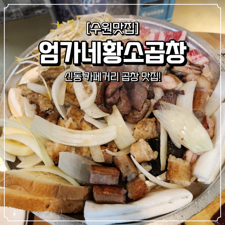  영통 신동 맛집 엄가네황소곱창