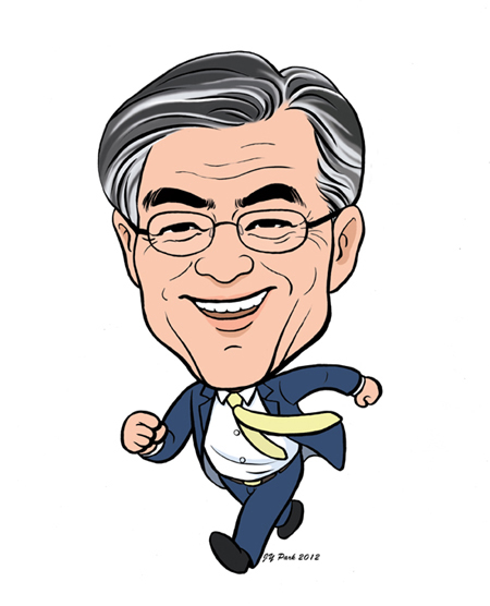  캐리커쳐  |  문재인 대통령 캐리커쳐