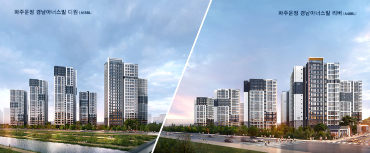  [청약] 파주운정 경남아너스빌 디원(A18BL) 499세대 청약 입주자모집공고 및 입지환경 분석!
