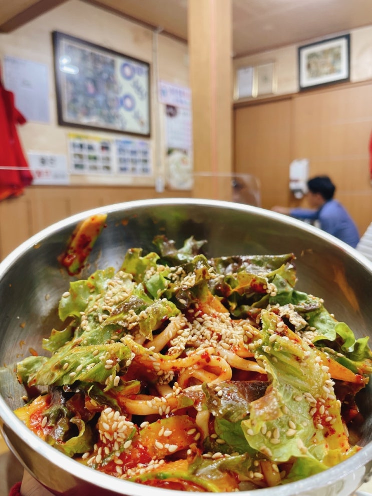  [문래 맛집 | 영일분식 | 유퀴즈 | 메뉴판,주차,가격,맛후기 | 비빔칼국수 | 왕만두]