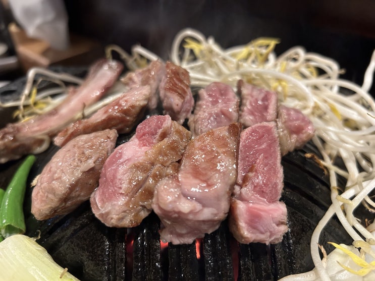  분위기도 좋은 광주 상무지구 고깃집 양갈비 맛집 히츠지야