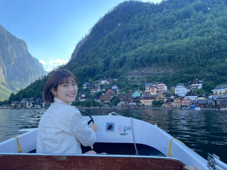  <오스트리아 할슈타트> Private 보트 빌려서 오리•백조들이랑 데이트
