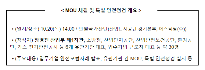 산업단지 안전사고 예방과 안전 경각심 제고를 위한_산업통상자원부 산업단지 안전사고 예방과 안전 경각심 제고를 위한_산업통상자원부