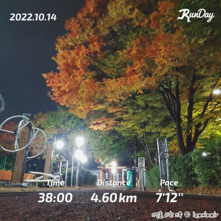 2022.10.11 ~ 16 기록 / 20분 달리기 칭찬해 2022.10.11 ~ 16 기록 / 20분 달리기 칭찬해
