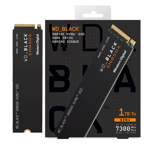 게임용 고성능 SSD 추천 웨스턴디지털 WD BLACK SN850X M.2 NVMe 1TB