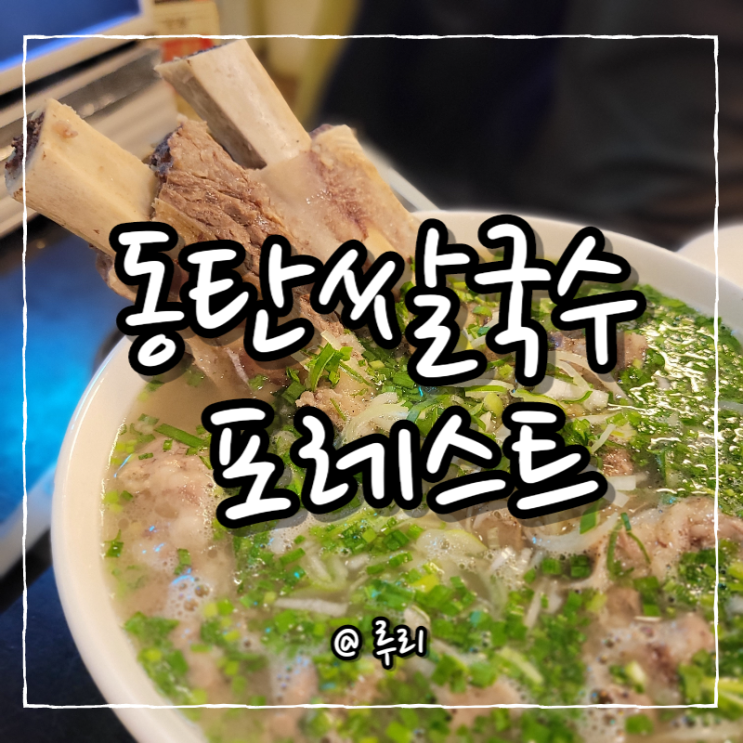  동탄쌀국수 포레스트 소식좌에겐 너무 많아요~