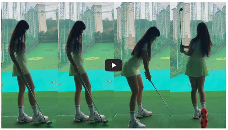  [골프스윙 연속재생] 내맘같지 않은 골프️ 연습하자