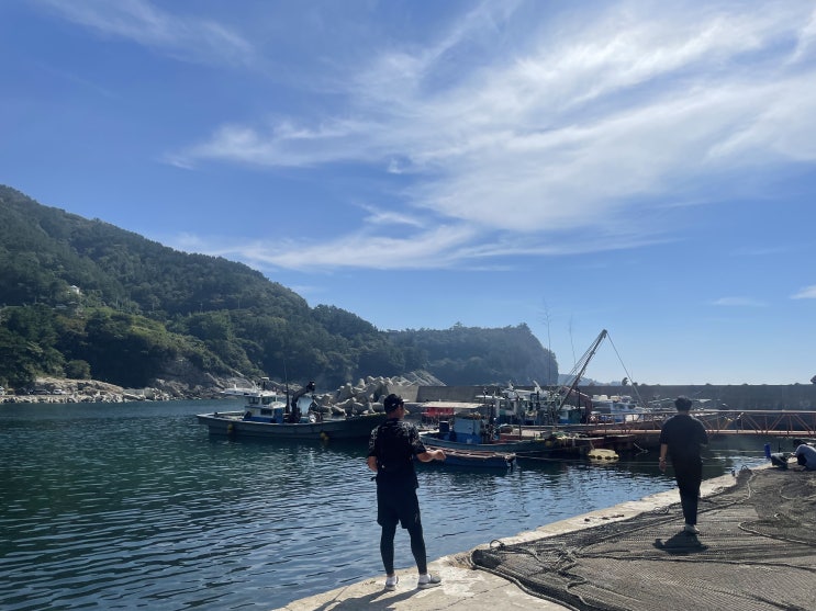 [욕지도 여행] 3탄 욕지도 낚시, 욕지도 캠핑, 톳치킨 - 덕동해수욕장 - 낚린이의 여정