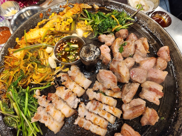  공주 고기집 목구멍 신관동 삼겹살 맛집