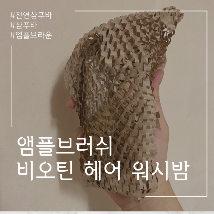  샴푸바 추천 천연샴푸바 앰플브러쉬 비오틴 헤어 워시밤