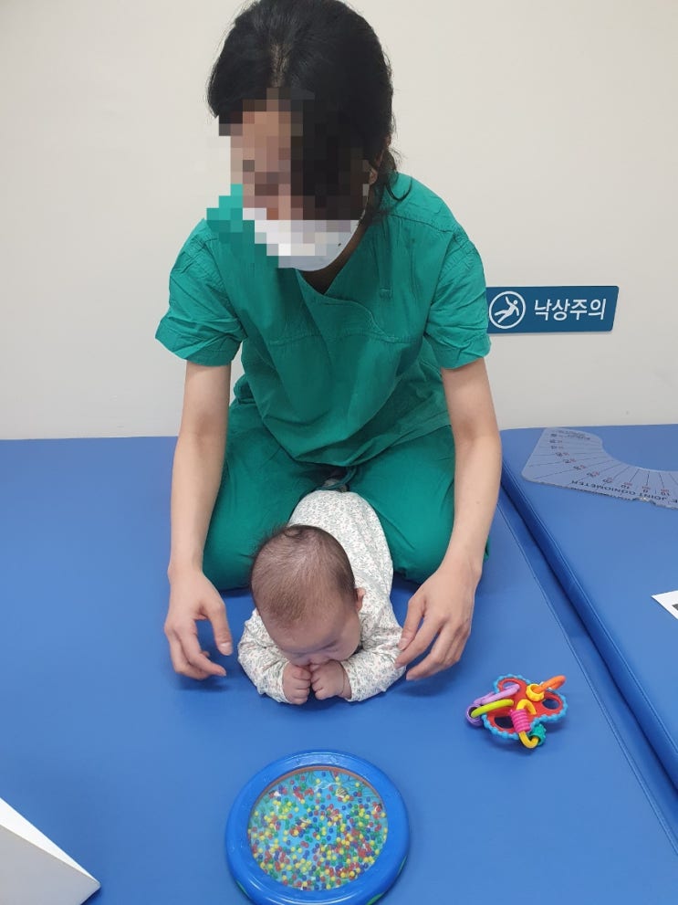 4개월 아기 사경/ 서울아산병원 재활치료
