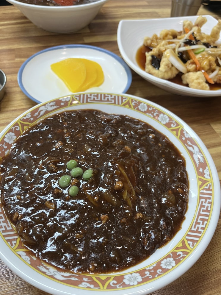  안중 중국집 맛집 소림사에서 짜장면과 탕수육