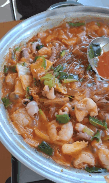  용산 점심 지강낙곱새에서 낙곱새 도저언