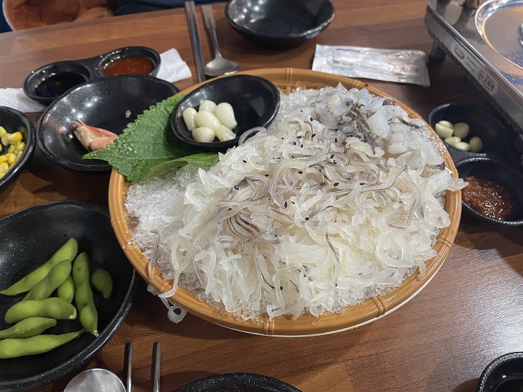 창원 상남동 맛집 자연산 회 문어와산오징어