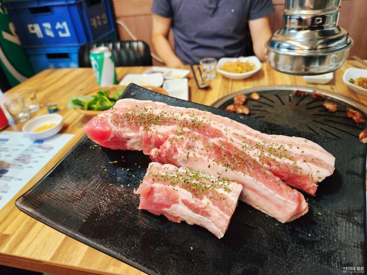 지사동 맛집 두툼한 삼겹살이 일품인 수고기